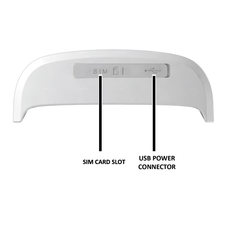 Collar GPS Blanco
