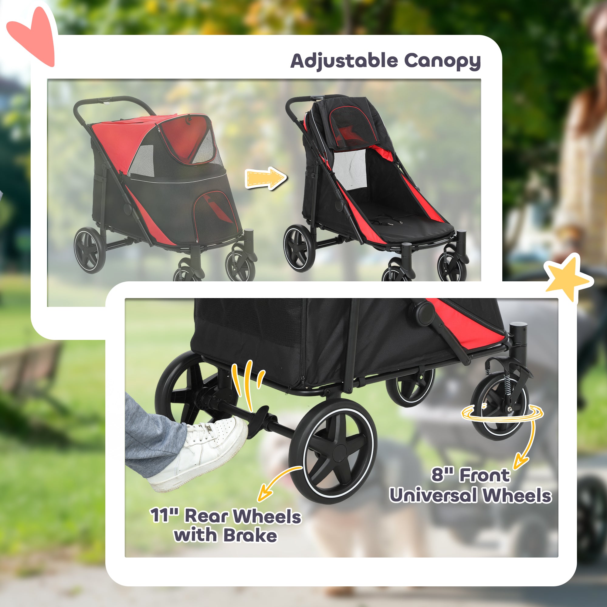 Coche Carrito Perro