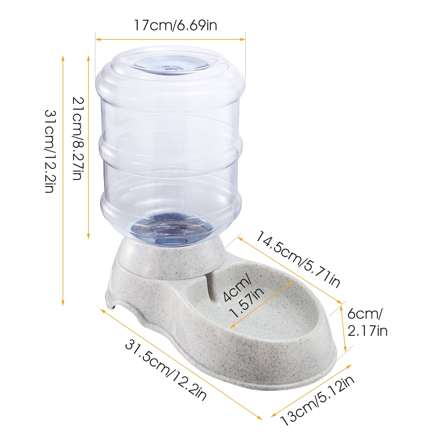 Plato de Agua Automático